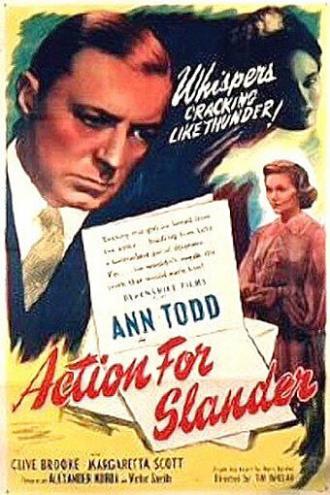 Action for Slander (фильм 1937)
