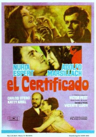 El certificado (фильм 1970)