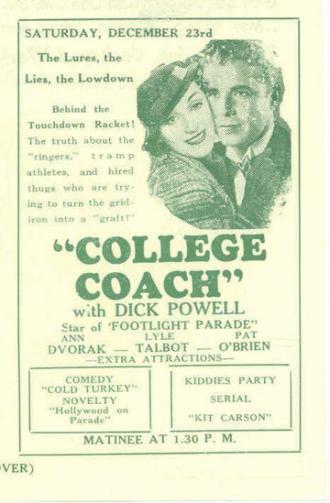 College Coach (фильм 1933)