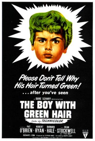 Мальчик с зелеными волосами