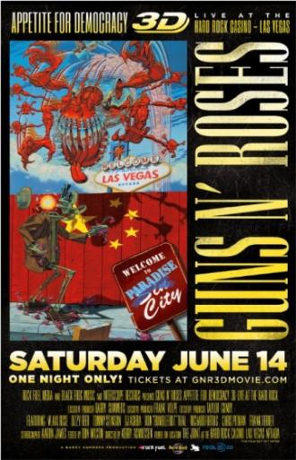Guns N' Roses Appetite for Democracy 3D Live at Hard Rock Las Vegas (фильм 2014)